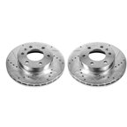 PowerStop EBR871XPR Disc Brake Rotor Set - Front - view 2