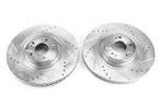 PowerStop JBR1537XPR Disc Brake Rotor Set - Front - view 2