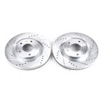 PowerStop JBR1538XPR Disc Brake Rotor Set - Front - view 2