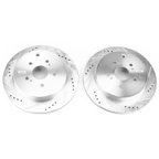 PowerStop JBR1543XPR Disc Brake Rotor Set - Rear - view 2