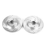 PowerStop JBR1558XPR Disc Brake Rotor Set - Front - view 2