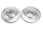 PowerStop JBR1748XPR Disc Brake Rotor Set - Front - view 2