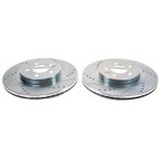 PowerStop JBR1786XPR Disc Brake Rotor Set - Front - view 2