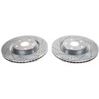PowerStop JBR1787XPR Disc Brake Rotor Set - Front - view 2
