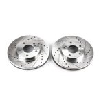 PowerStop JBR552XPR Disc Brake Rotor Set - Front - view 2
