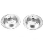 PowerStop JBR798XPR Disc Brake Rotor Set - Rear - view 2