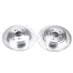 PowerStop JBR985XPR Disc Brake Rotor Set - Rear - view 2