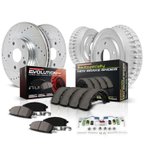 PowerStop K15006DK Disc Brake Pad and Rotor / Drum Brake Shoe and Drum Kit - Front and Rear - view 1