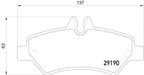 Pagid 355005351 Disc Brake Pad Set - Rear - view 3