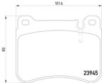 Pagid 355006541 Disc Brake Pad Set - Front - view 3