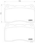 Pagid 355006601 Disc Brake Pad Set - Front - view 3