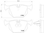 Pagid 355006691 Disc Brake Pad Set - Rear - view 4