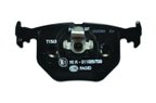 Pagid 355006691 Disc Brake Pad Set - Rear - view 1