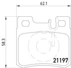 Pagid 355007361 Disc Brake Pad Set - Rear - view 3
