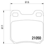 Pagid 355007381 Disc Brake Pad Set - Rear - view 3