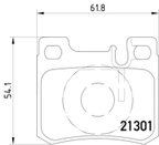 Pagid 355007671 Disc Brake Pad Set - Rear - view 4