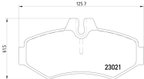Pagid 355008651 Disc Brake Pad Set - Rear - view 4
