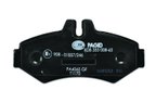 Pagid 355008651 Disc Brake Pad Set - Rear - view 1