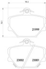Pagid 355008721 Disc Brake Pad Set - Front - view 4