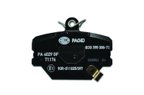 Pagid 355008721 Disc Brake Pad Set - Front - view 1