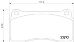 Pagid 355008981 Disc Brake Pad Set - Front - view 3