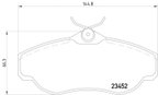 Pagid 355009531 Disc Brake Pad Set - Front - view 4