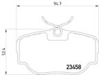 Pagid 355009541 Disc Brake Pad Set - Rear - view 4