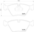 Pagid 355009651 Disc Brake Pad Set - Front - view 3