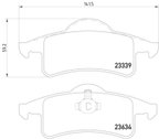 Pagid 355009891 Disc Brake Pad Set - Rear - view 3