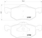 Pagid 355010141 Disc Brake Pad Set - Front - view 2