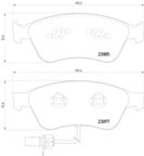 Pagid 355011021 Disc Brake Pad Set - Front - view 4