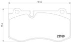 Pagid 355011401 Disc Brake Pad Set - Front - view 4