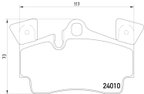 Pagid 355011471 Disc Brake Pad Set - Rear - view 3