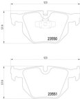 Pagid 355011801 Disc Brake Pad Set - Rear - view 4