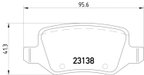 Pagid 355012131 Disc Brake Pad Set - Rear - view 3