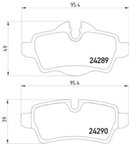 Pagid 355013661 Disc Brake Pad Set - Rear - view 4