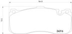 Pagid 355014041 Disc Brake Pad Set - Front - view 3