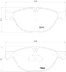 Pagid 355015251 Disc Brake Pad Set - Front - view 4