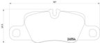 Pagid 355015651 Disc Brake Pad Set - Rear - view 3