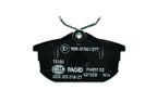Pagid 355018271 Disc Brake Pad Set - Rear - view 1