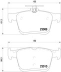 Pagid 355020271 Disc Brake Pad Set - Rear - view 3