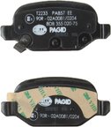 Pagid 355020751 Disc Brake Pad Set - Rear - view 2