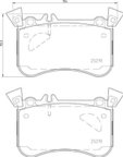 Pagid 355021771 Disc Brake Pad Set - Front - view 4