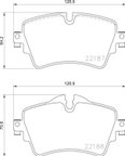 Pagid 355023091 Disc Brake Pad Set - Front - view 3