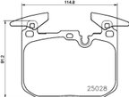 Pagid 355023141 Disc Brake Pad Set - Front - view 2