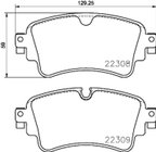 Pagid 355024791 Disc Brake Pad Set - Rear - view 4