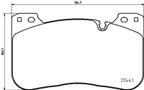 Pagid 355025991 Disc Brake Pad Set - Front - view 2