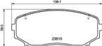 Pagid 355032941 Disc Brake Pad Set - Front or Rear - view 6