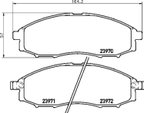Pagid 355033381 Disc Brake Pad Set - Front - view 2