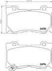 Pagid 355033451 Disc Brake Pad Set - Front - view 2